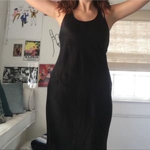 little black dress with back cutout